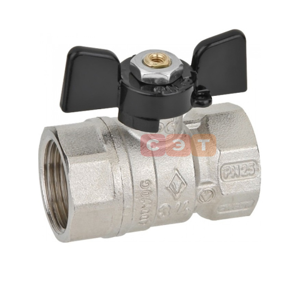 Кран шаровый ВР-ВР (бабочка) New Jersey 912 1"